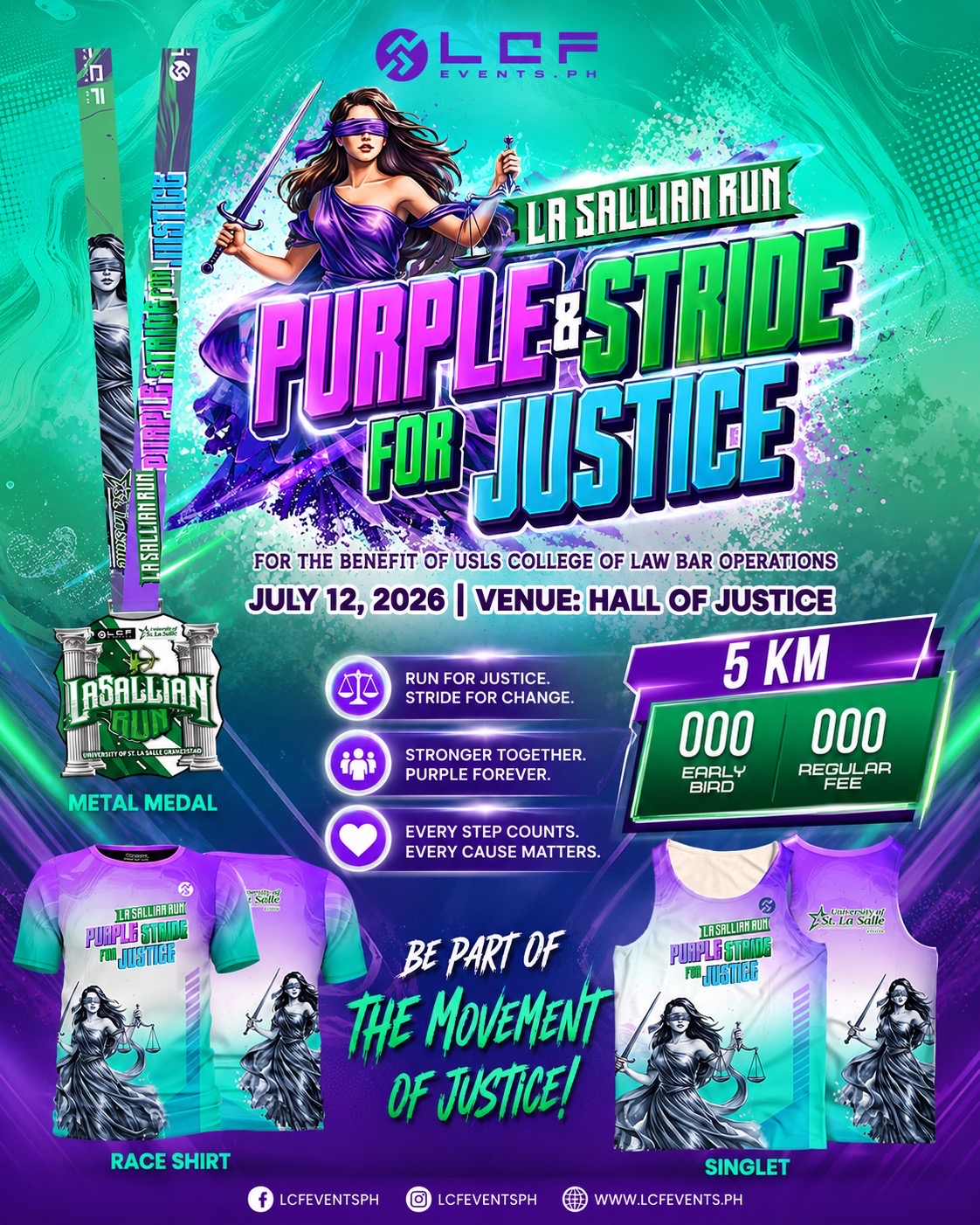 Purple Stride for Justice 2026